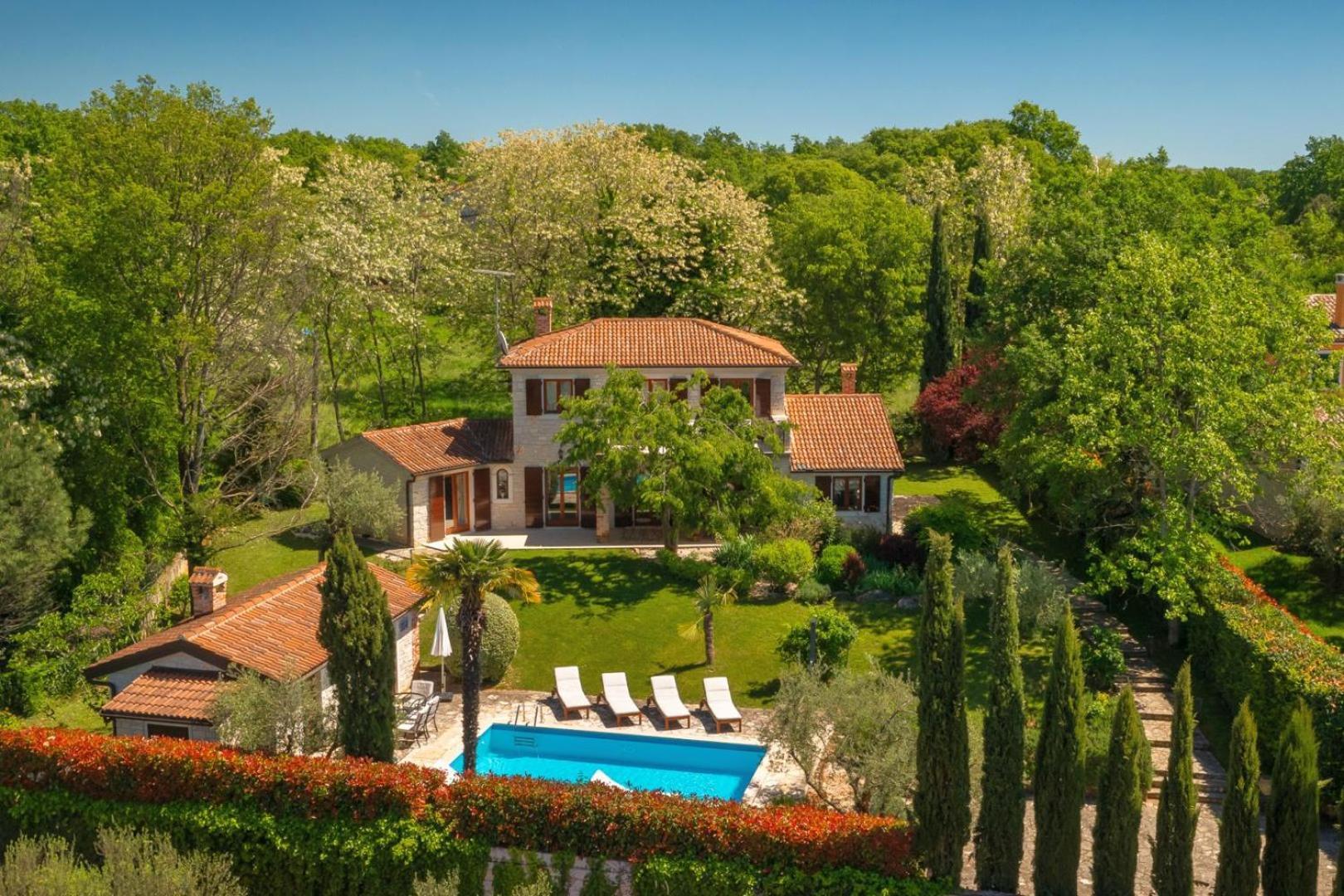 Rustic Villa Cehici With Pool In Sveti Lovrec Jehnici Eksteriør bilde