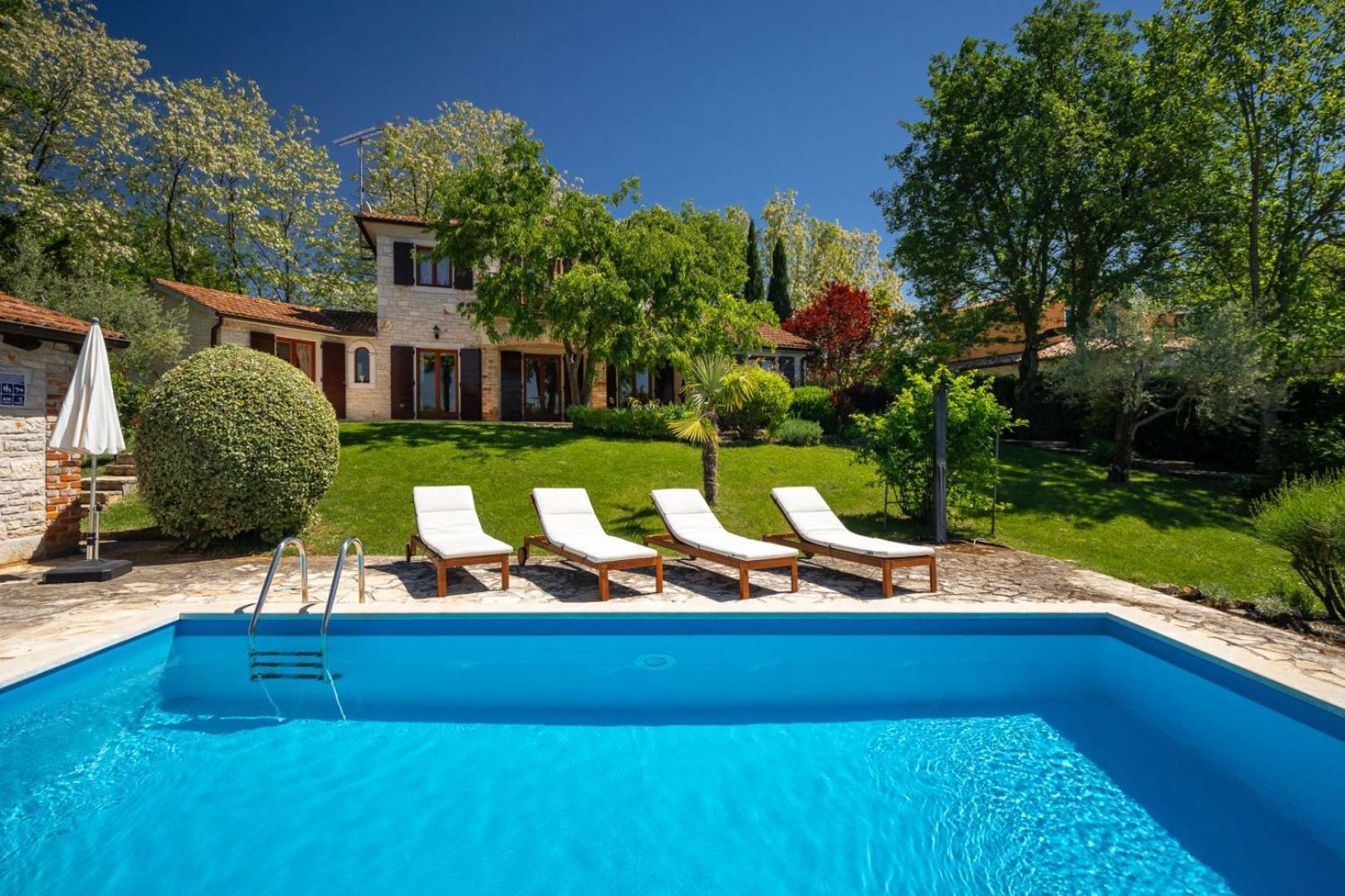 Rustic Villa Cehici With Pool In Sveti Lovrec Jehnici Eksteriør bilde